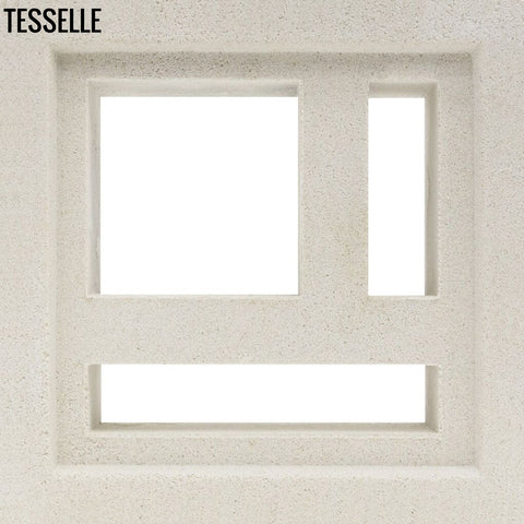 Divisia Lily White 7.5" Cement Breeze Block