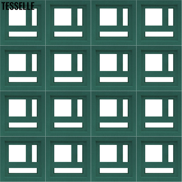 Divisia Jade Green 7.5" Cement Breeze Block 1