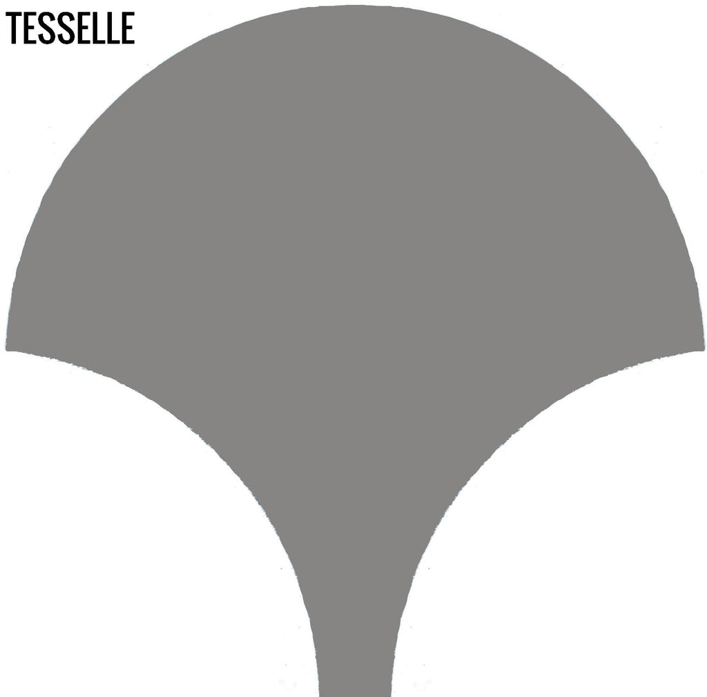 Echelle Mystic 8"x8" Fish Scale Shaped Cement Tile