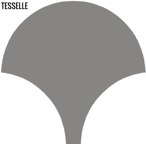 Echelle Mystic 8"x8" Fish Scale Shaped Cement Tile