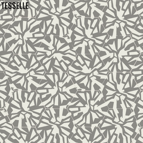 Random Layout of Facets Sparkle Cement Tile