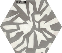 Facets Sparkle Cement Tile