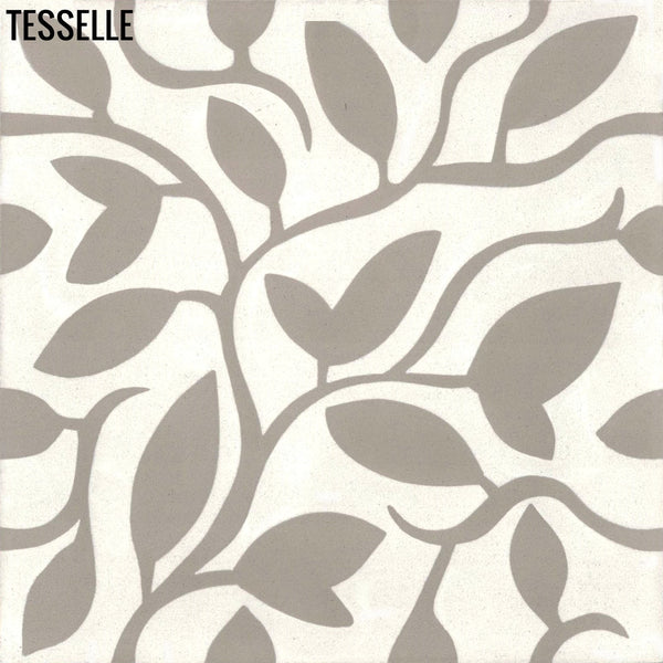 Fine Vine 8"x8" Square Cement Tile - Marquis