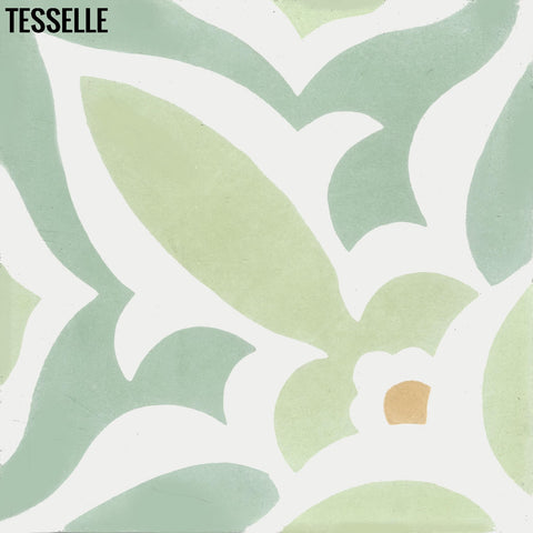 Fiore Laurel 8" Square Cement Tile