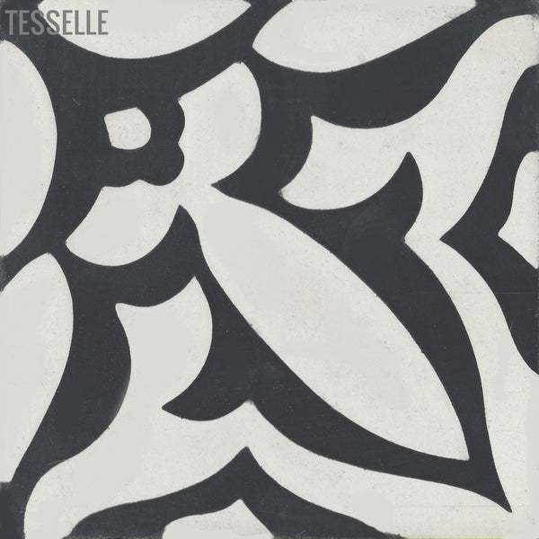 Fiore Nerobia 8" Square Cement Tile