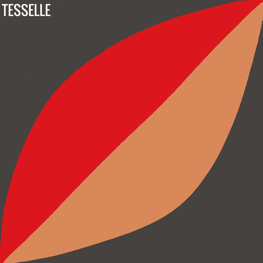 Tapa Flame Largeleaf 8" Square Cement Tile by Shag