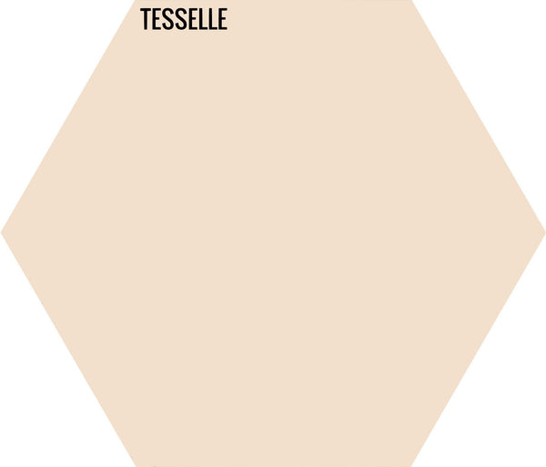 Flax 9907 - 9"x8" Hexagonal Cement Tile
