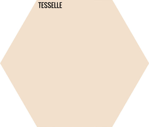 Flax 9907 - 9"x8" Hexagonal Cement Tile