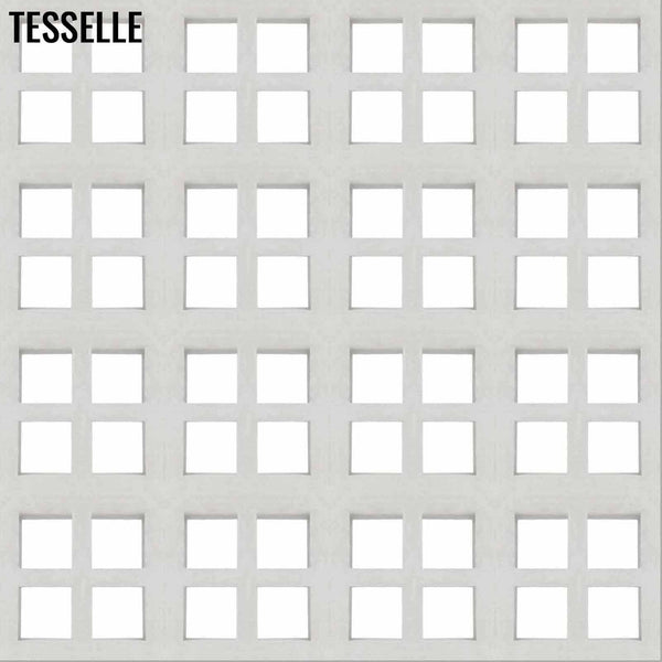 Foursquare Lily White 7.5" Cement Breeze Block 1