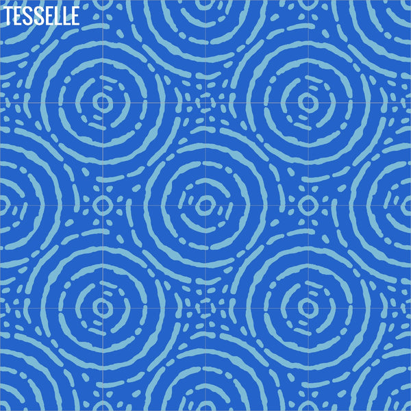 Grotta Azzurra 8" Square Cement Tile