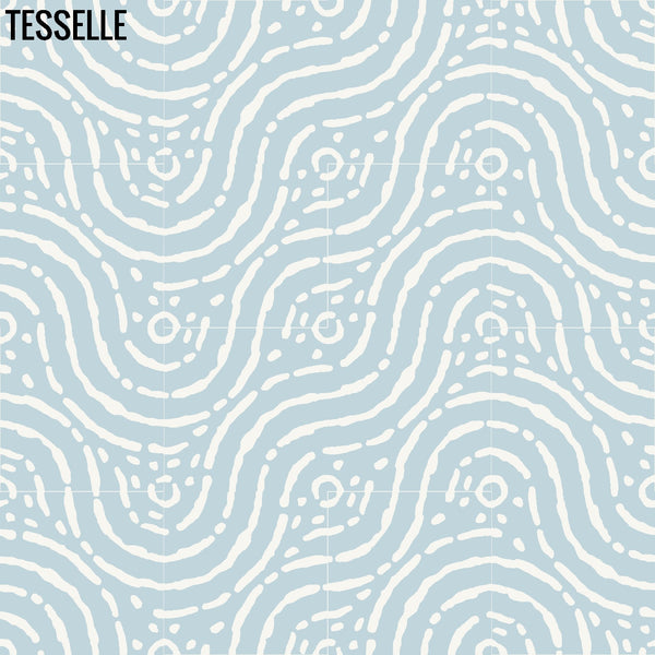 Grotta Nebbia 8" Square Cement Tile Layout  5
