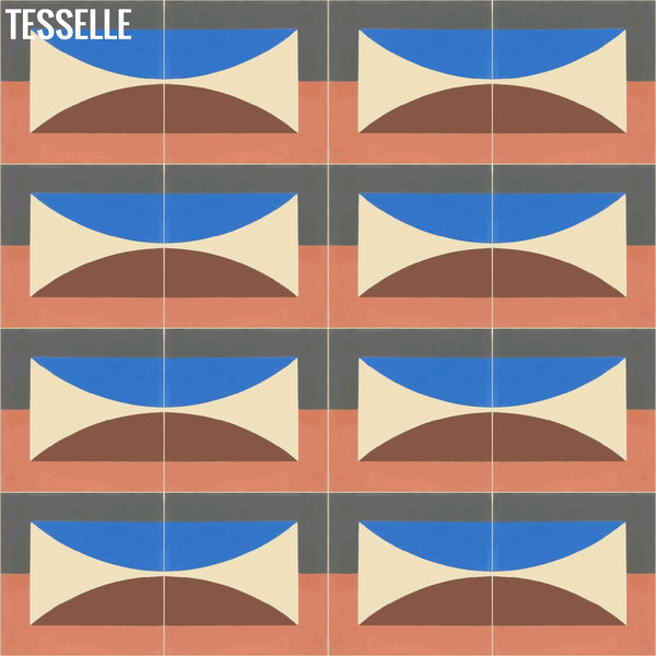 Hedge Moonrise 8" Square Cement Tile by Jim Isermann 1