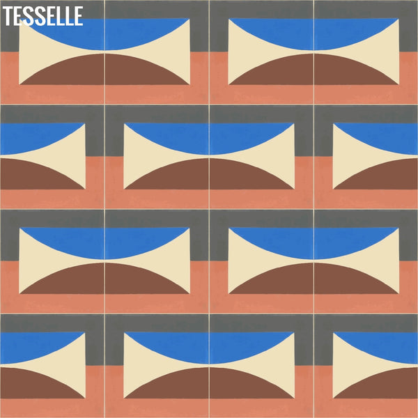Hedge Moonrise 8" Square Cement Tile by Jim Isermann 3
