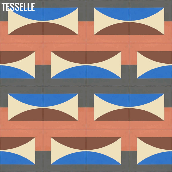 Hedge Moonrise 8" Square Cement Tile by Jim Isermann 5