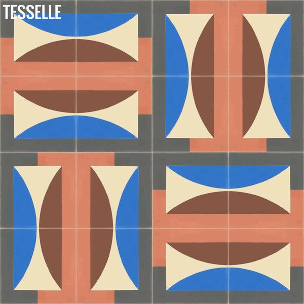 Hedge Moonrise 8" Square Cement Tile by Jim Isermann 9