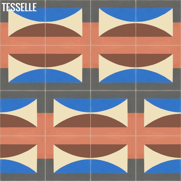 Hedge Moonrise 8" Square Cement Tile by Jim Isermann 4