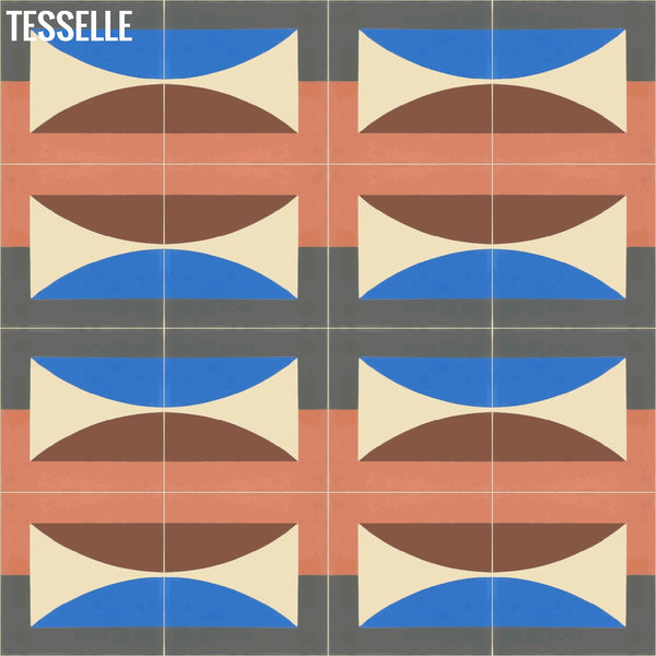 Hedge Moonrise 8" Square Cement Tile by Jim Isermann 2