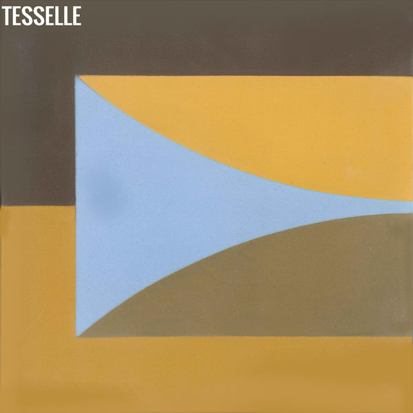 Hedge Sunset 8" Square Cement Tile by Jim Isermann