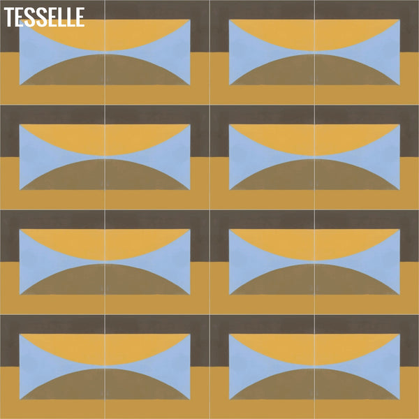 Hedge Sunset 8" Square Cement Tile by Jim Isermann6