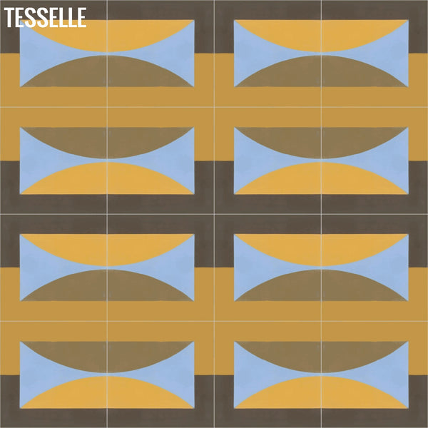 Hedge Sunset 8" Square Cement Tile by Jim Isermann1