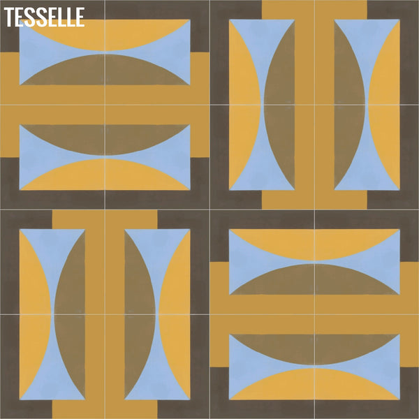 Hedge Sunset 8" Square Cement Tile by Jim Isermann7