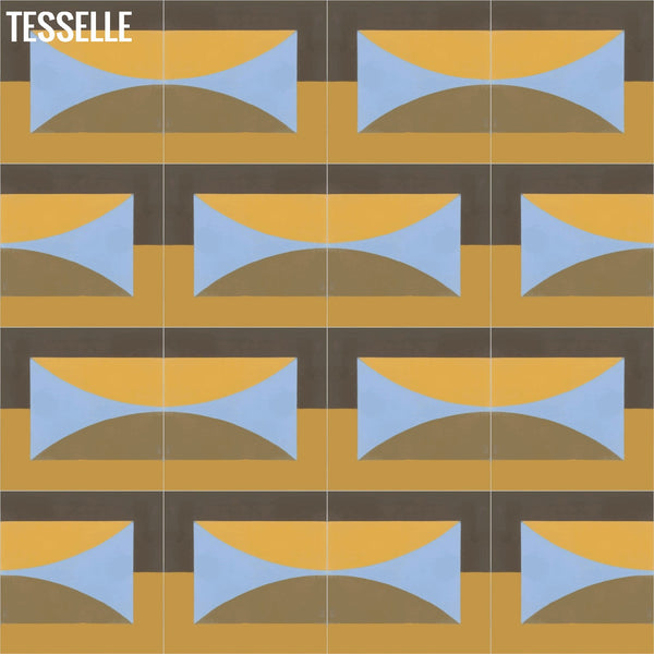 Hedge Sunset 8" Square Cement Tile by Jim Isermann4