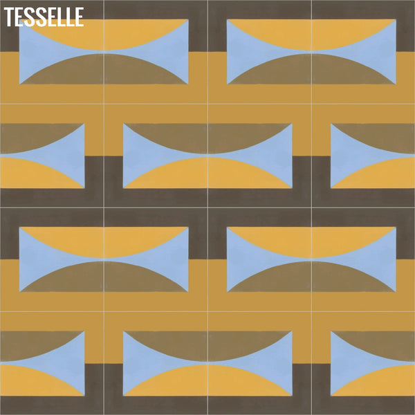 Hedge Sunset 8" Square Cement Tile by Jim Isermann5