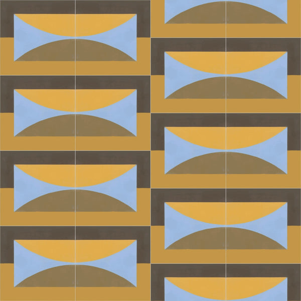 Hedge Sunset 8" Square Cement Tile by Jim Isermann2