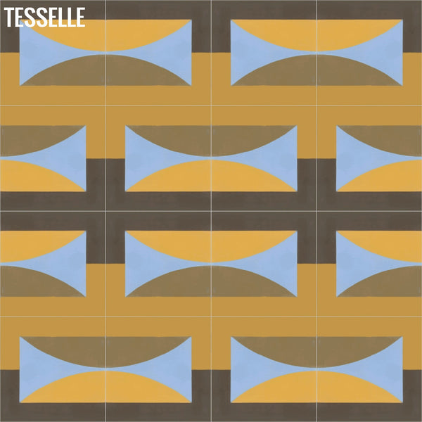 Hedge Sunset 8" Square Cement Tile by Jim Isermann3