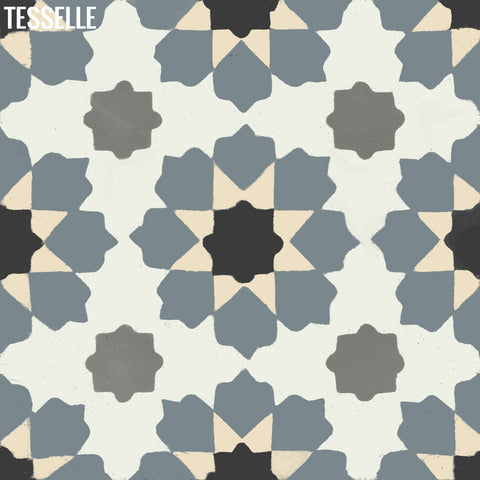 Helena Kavala 8" Square Cement Tile