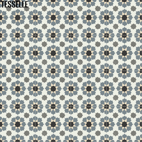 Helena Kavala 8" Square Cement Tile 1