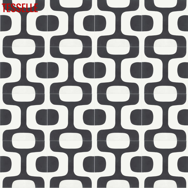 Ipanema Avila 8" Square Cement Tile repeat