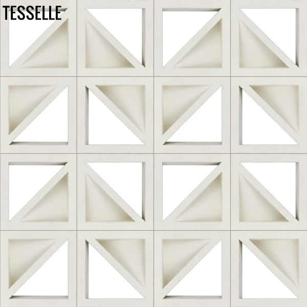 Incline White Breeze Block 8