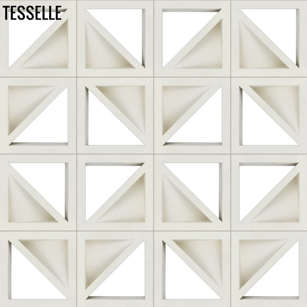 Incline White Breeze Block 10
