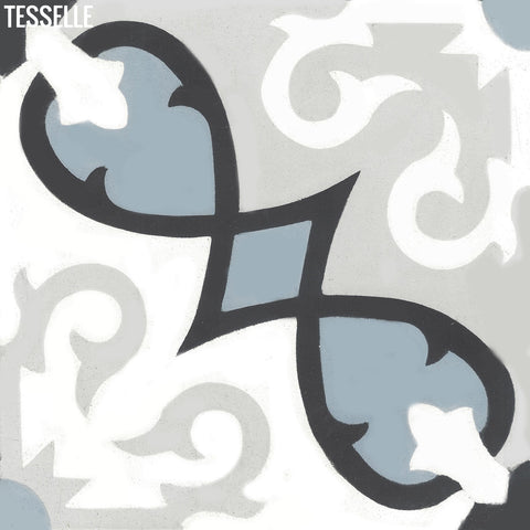 Infinito Afina 8" Square Cement Tile