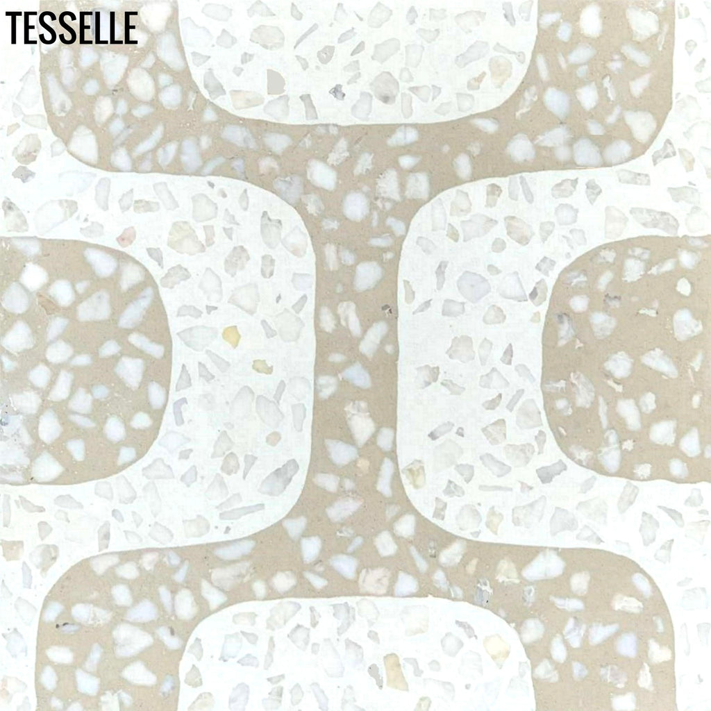 Ipanema Costa 8" Square Terrazzo Cement Tile
