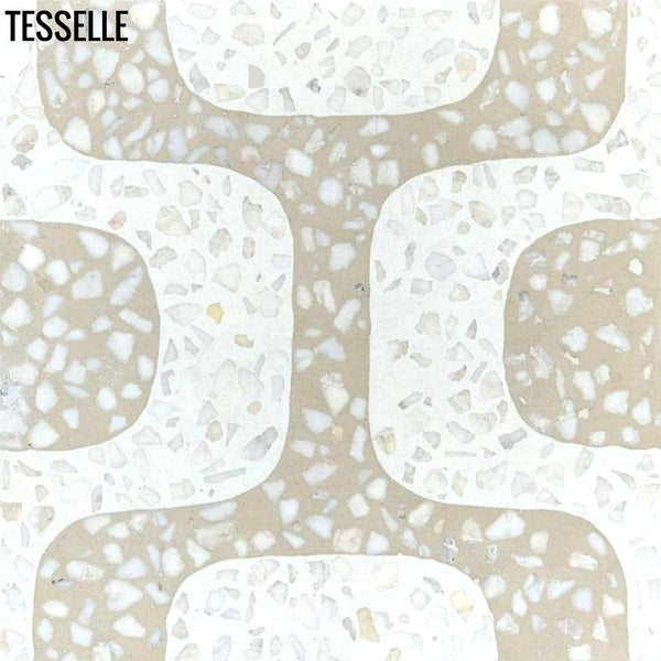 Ipanema Costa 8" Square Terrazzo Cement Tile