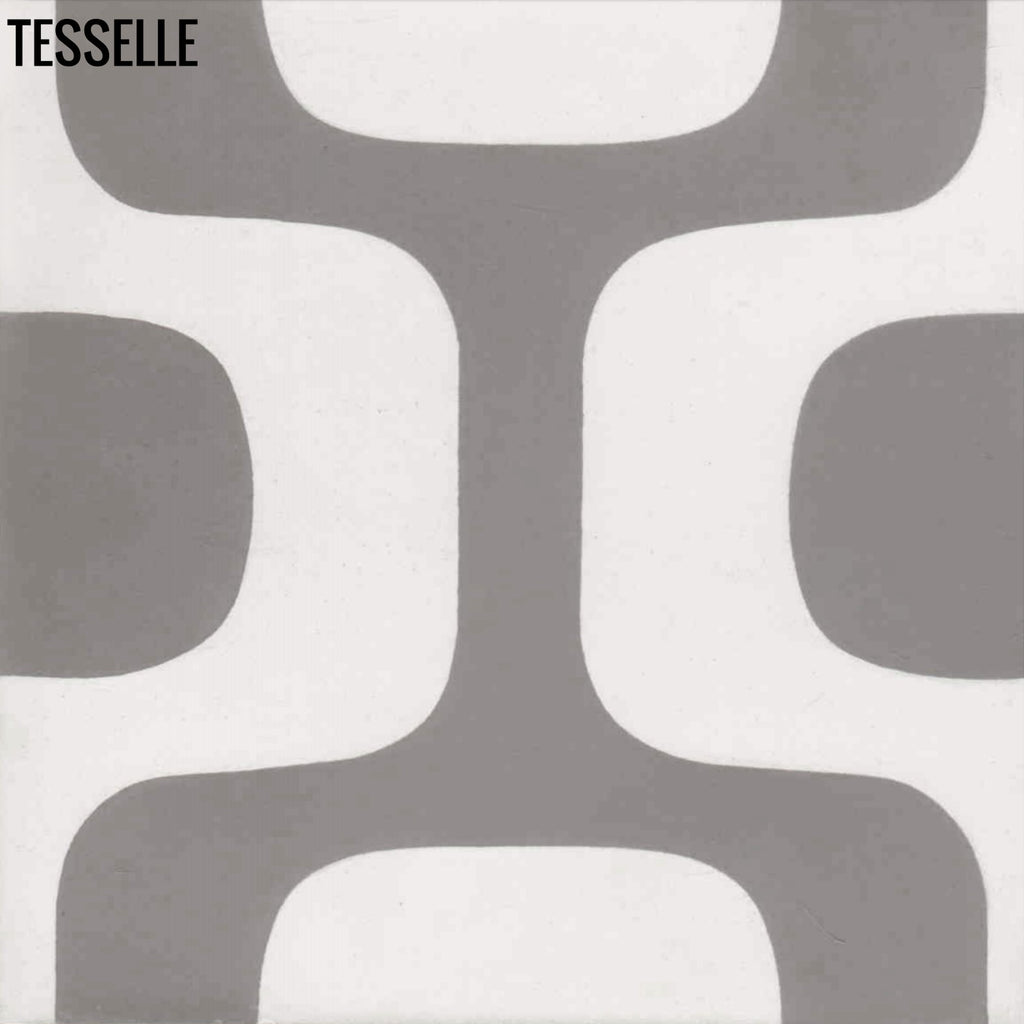 Ipanema Silva 8" Square Cement Tile