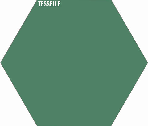 Jade 8910 - 9"x8" Hexagonal Cement Tile