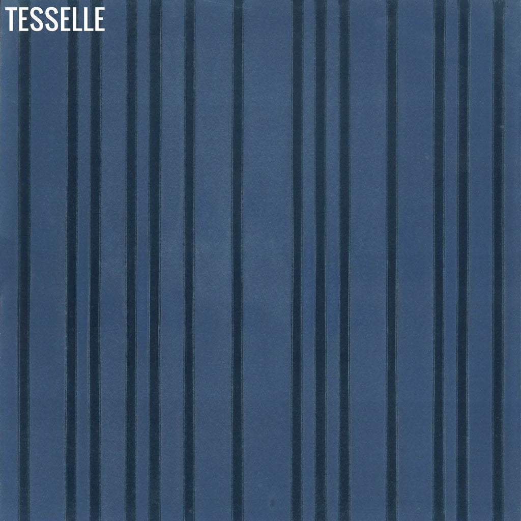 Jaspé 8"x8" Square Cement Tile - Indigo