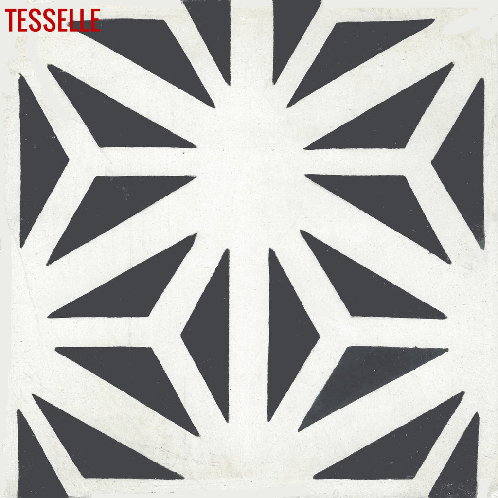 Jewel Delgado 8" Square Cement Tile