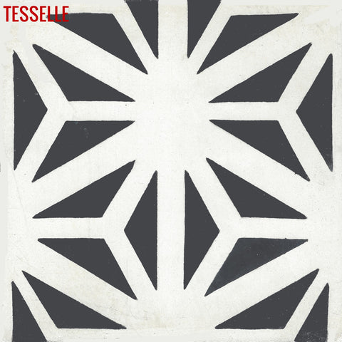 Jewel Delgado 8" Square Cement Tile