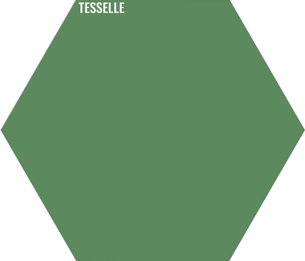 Juniper 8121 - 9"x8" Hexagonal Cement Tile
