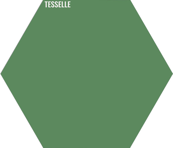 Juniper 8121 - 9"x8" Hexagonal Cement Tile
