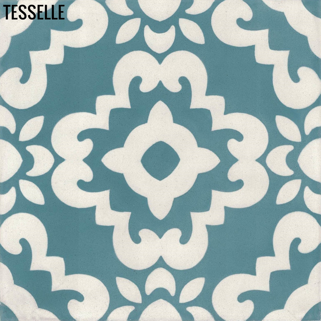 Kalikoe 8" Square Cement Tile - Lorne