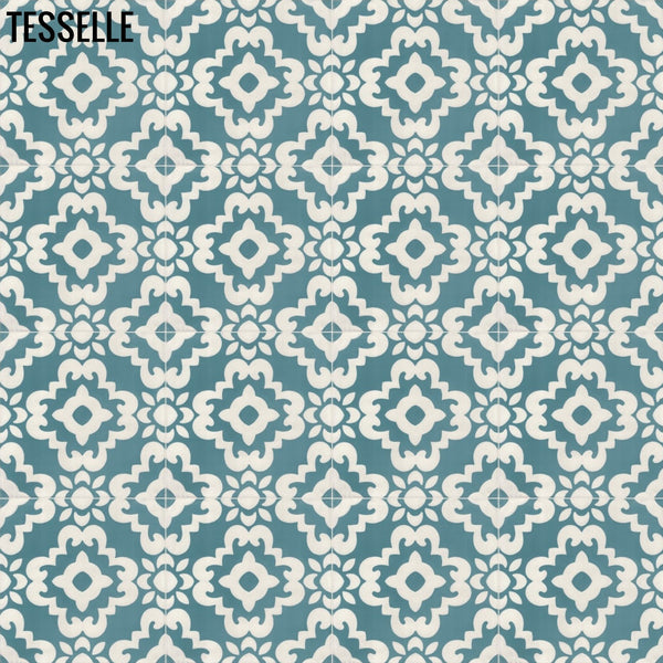 Kalikoe 8" Square Cement Tile - Lorne Layout
