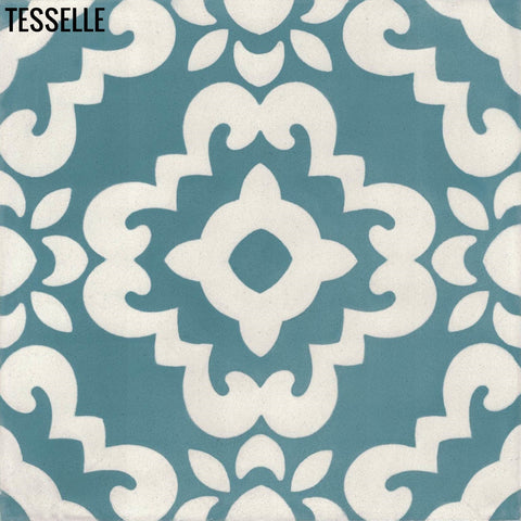 Kalikoe 8" Square Cement Tile - Lorne