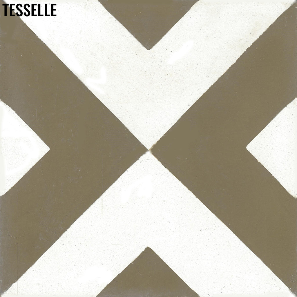 Korvette Bronze 8" Square Cement Tile