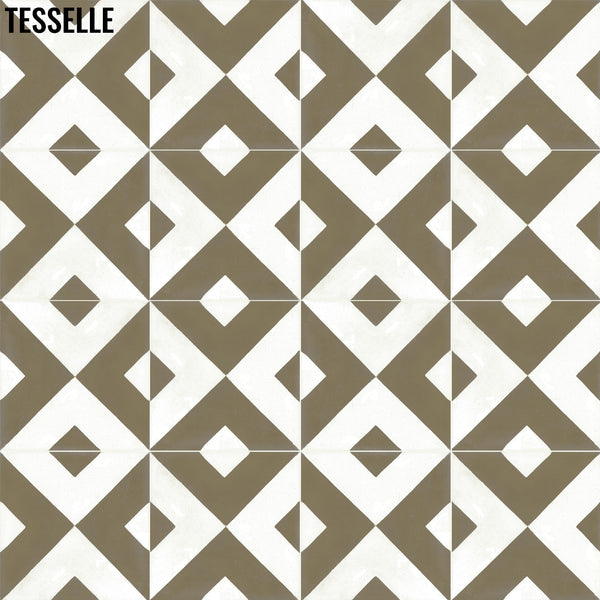 Korvette Bronze 8" Square Cement Tile 3