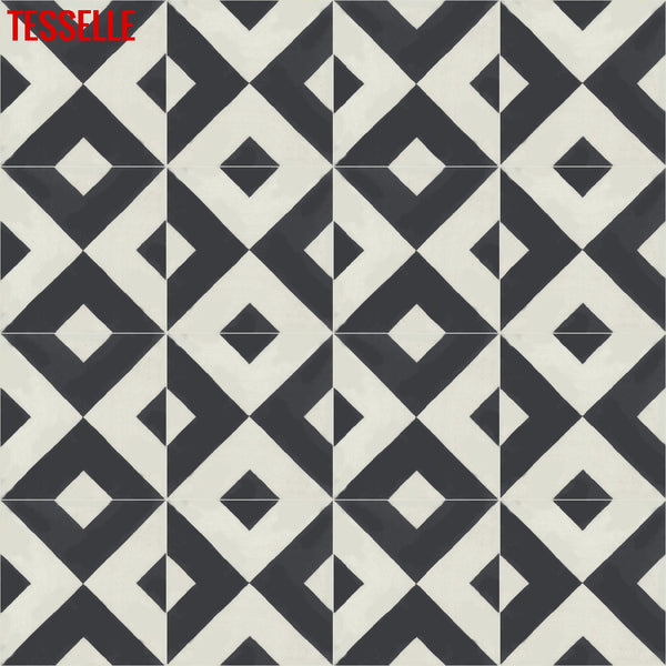 Korvette Calcite 8" Square Cement Tile 3